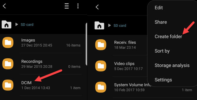 كيفية نقل الملفات من وحدة تخزين Android إلى بطاقة SD داخلية
