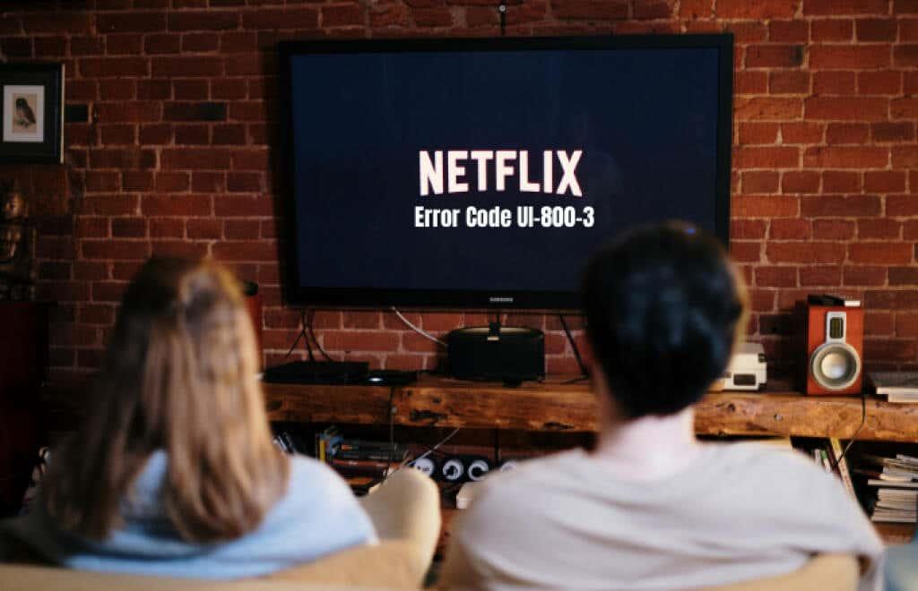 Netflix 오류 코드 UI-800-3을 수정하는 방법