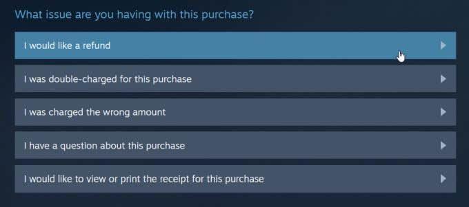 Come rimborsare un gioco su Steam