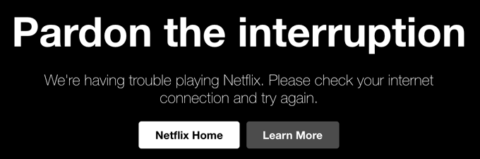 Cómo reparar el código de error de Netflix NW-2-5