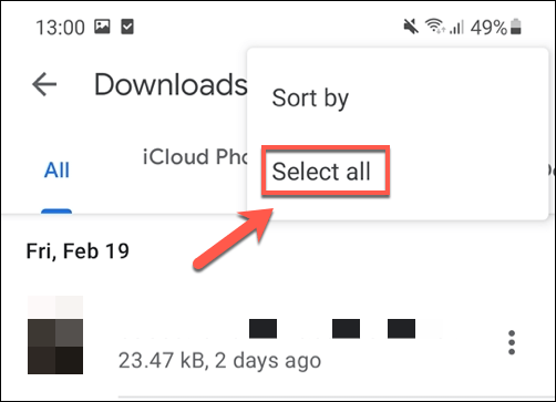 วิธีล้างไฟล์ถังขยะบน Android