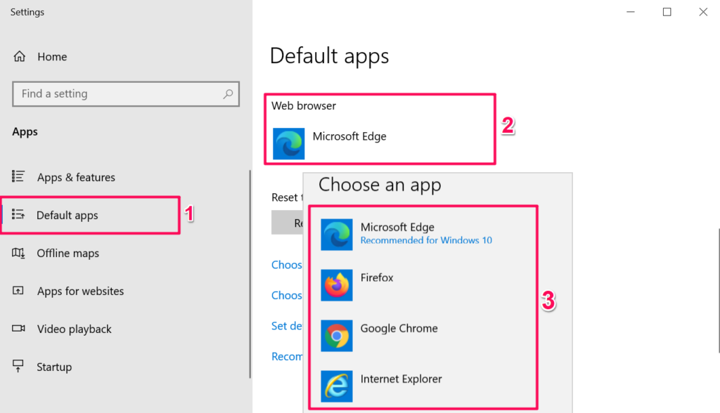 Como alterar o navegador padrão no Windows, Mac, iPhone e Android