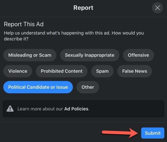 Facebook에서 정치 게시물을 차단하는 방법