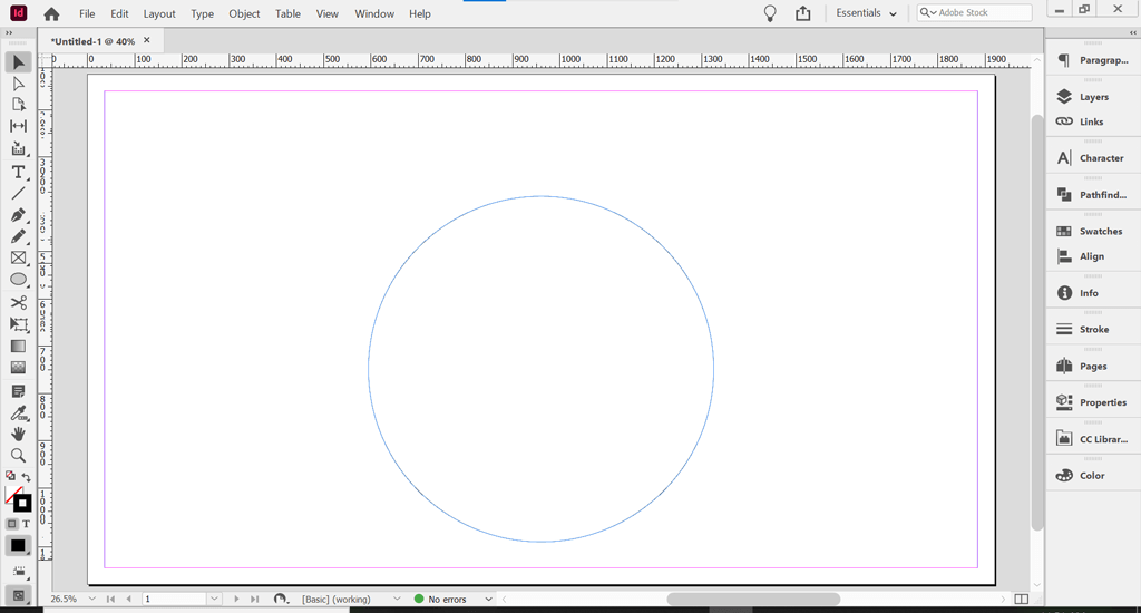 Come curvare il testo in InDesign