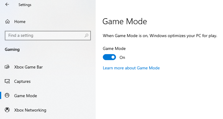 โหมดเกม Windows 10: ดีหรือไม่ดี?