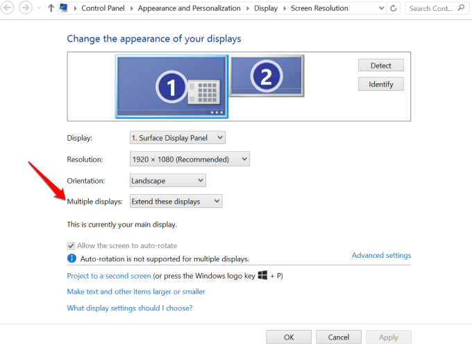 Como configurar monitores duplos no Windows