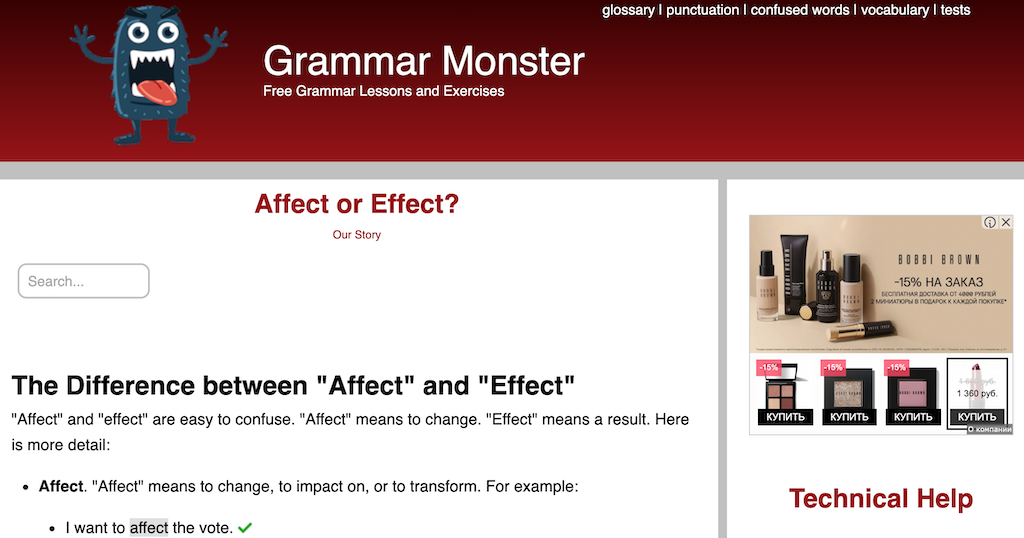 Afectados vs. afectados: 10 sitios que te enseñan el uso correcto de la gramática inglesa