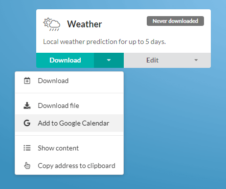 Como adicionar previsão do tempo ao Google Agenda