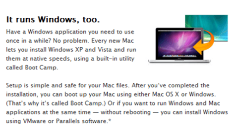 Come usare Windows 7 con Boot Camp