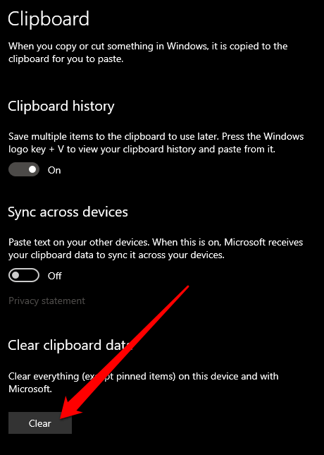 Come visualizzare e cancellare la cronologia degli appunti in Windows 10