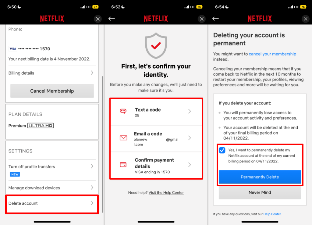 Cum să vă ștergeți contul Netflix