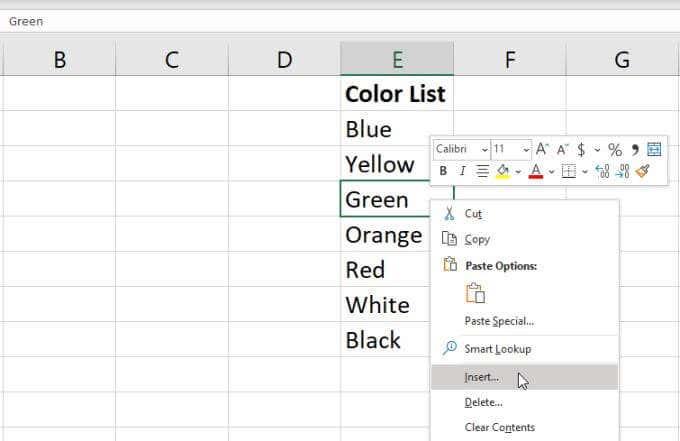 Cara Membuat Senarai Jatuh Bawah dalam Excel