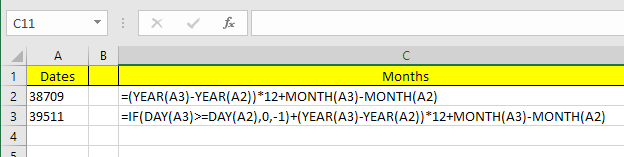 Comment soustraire des dates dans Excel