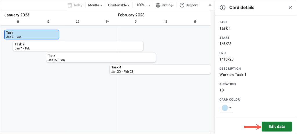 Como usar a visualização da linha do tempo do Planilhas Google para gerenciar projetos