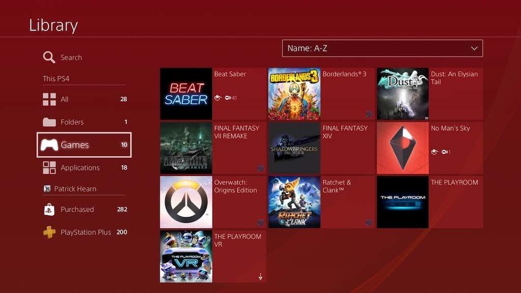 Comment désinstaller des jeux sur PS4