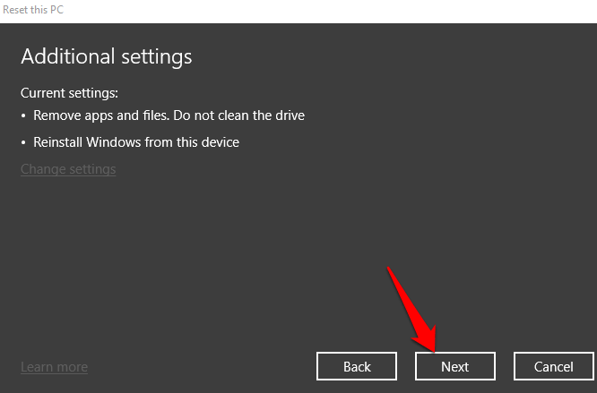 Windows 10を工場出荷時の状態にリセットする方法