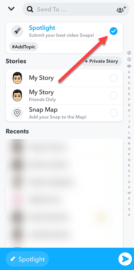 ¿Qué es Snapchat Spotlight y cómo enviar uno?