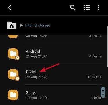 Android ストレージから内部 SD カードにファイルを転送する方法
