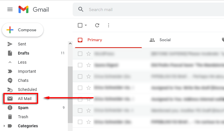 Fonctionnement de l'archivage dans Gmail