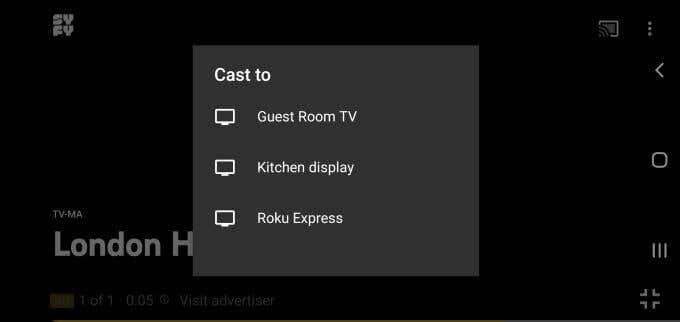 Comment diffuser sur Roku TV à partir d'un PC ou d'un mobile