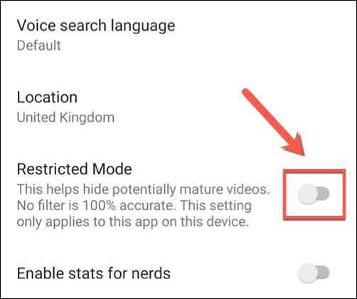 YouTube 制限付きモードとは何か、およびそれを有効または無効にする方法
