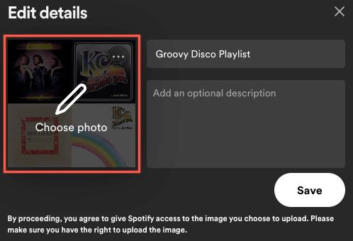 Como personalizar as fotos de capa da lista de reprodução do Spotify
