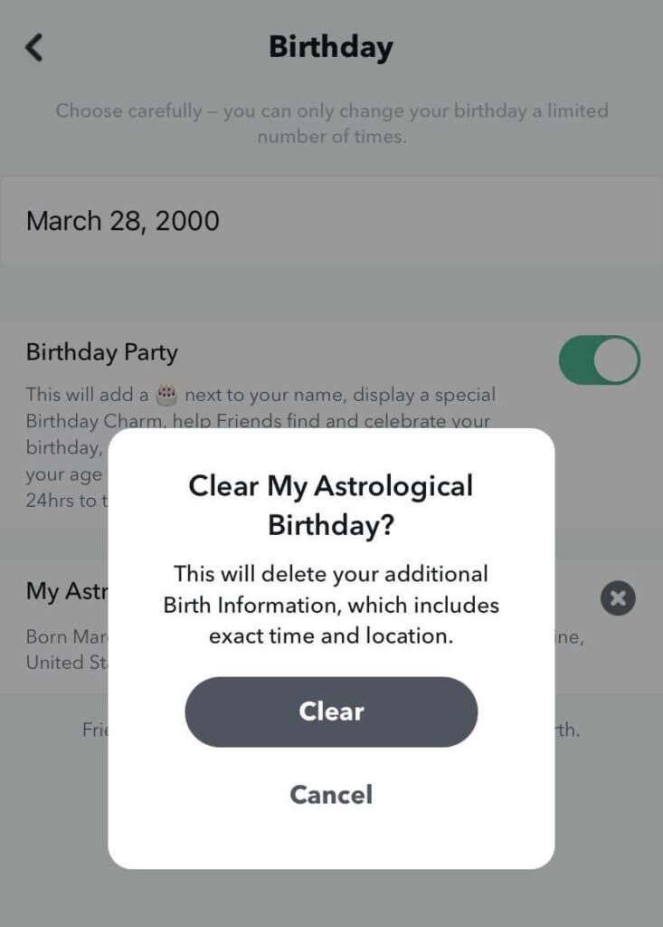 Snapchat で占星術のプロフィールを使用する方法