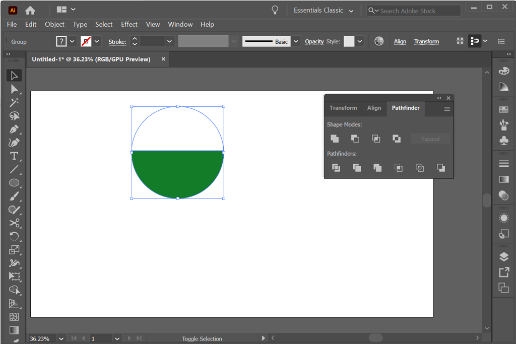 Jak wyciąć kształt w programie Illustrator