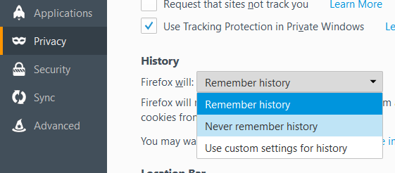 Comment activer la navigation privée dans Firefox