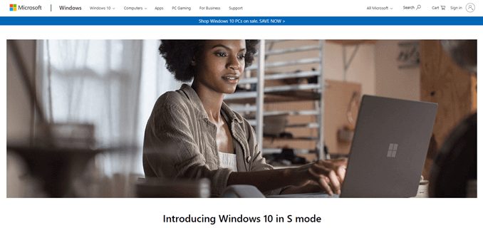 ما هو "Windows 10 in S Mode"؟  هل يمكنني تغييره إلى Windows عادي؟