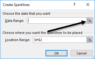 Cara menggunakan Sparklines dalam Excel