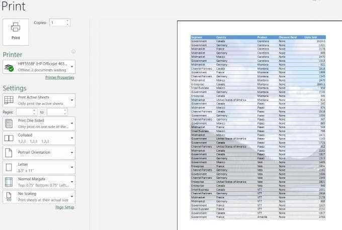 Excel-achtergrondafbeeldingen toevoegen en afdrukken