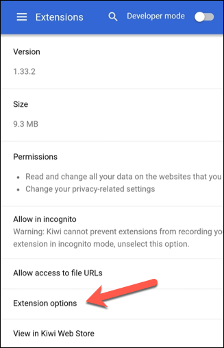 Cómo instalar extensiones de Chrome de escritorio en Android