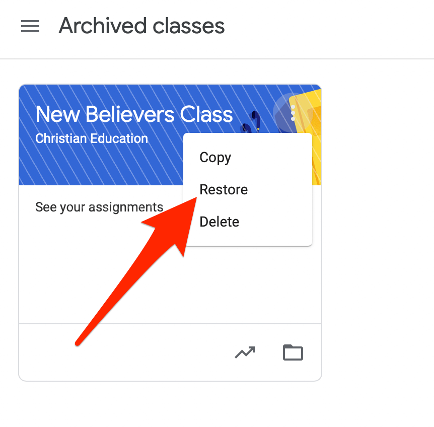 Como arquivar ou excluir uma sala de aula do Google