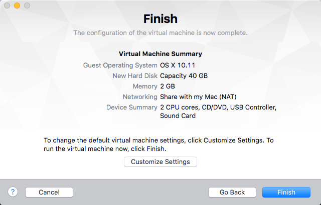 Cara Memasang Mac OS X menggunakan VMware Fusion