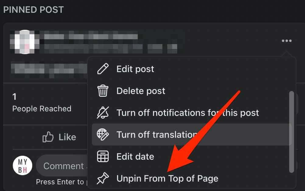 How to Pin a Post on Facebook