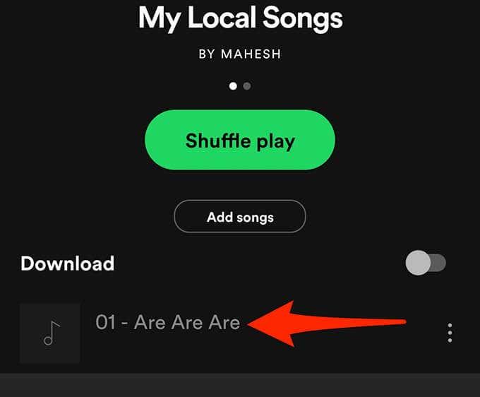 ローカルファイルを Spotify に追加する方法