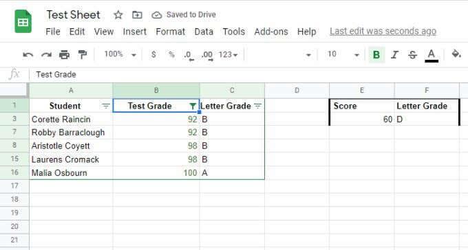 Como classificar ou filtrar por cor no Google Sheets