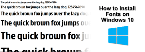 Cum se instalează fonturi pe Windows 10