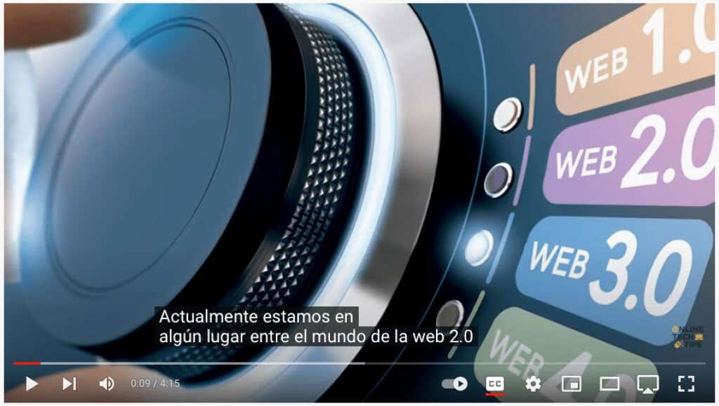 Cómo usar la traducción automática y los subtítulos para videos de YouTube