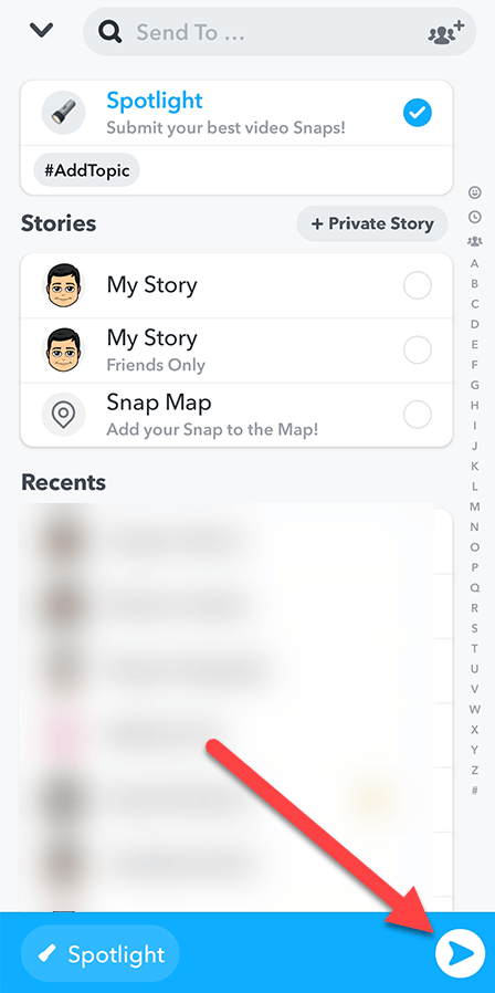 Snapchat Spotlight คืออะไรและจะส่งได้อย่างไร