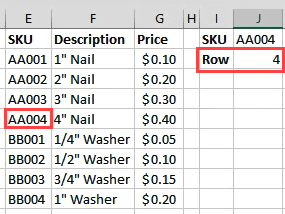 So finden Sie übereinstimmende Werte in Excel