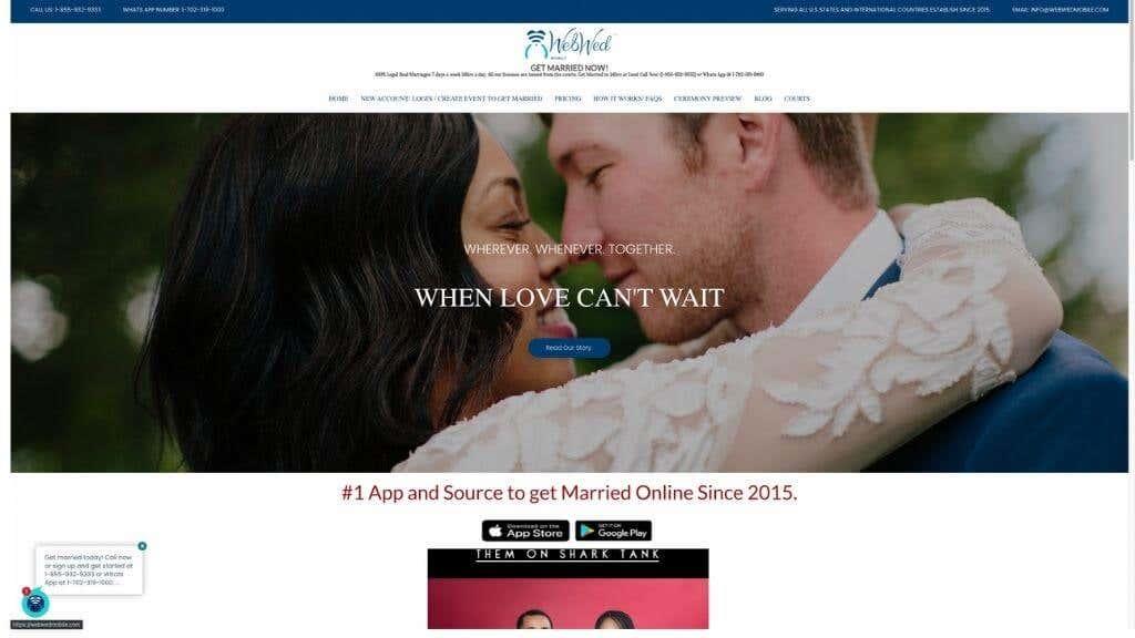 5 siti legittimi per sposarsi online legalmente