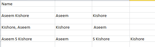 Como separar nomes e sobrenomes no Excel