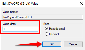 كيفية تشغيل / إيقاف تشغيل إشعارات OSD الخاصة بكاميرا الويب في نظام التشغيل Windows 10