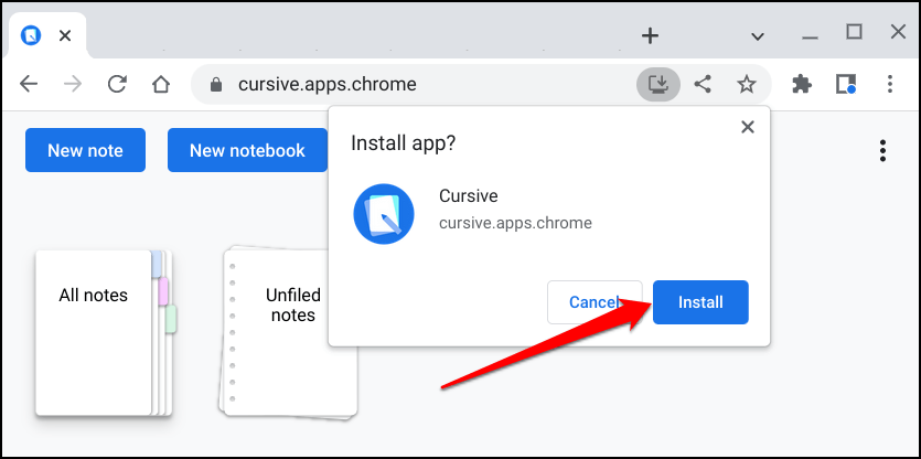 Google Cursief gebruiken op uw Chromebook