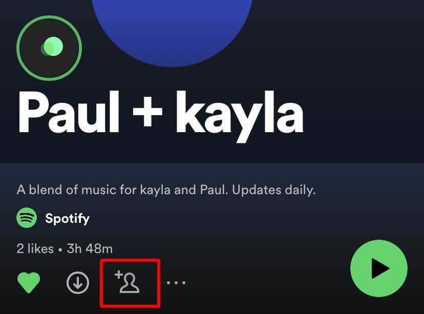 Cara Membuat Senarai Main Campuran Spotify Dengan Pengguna Lain