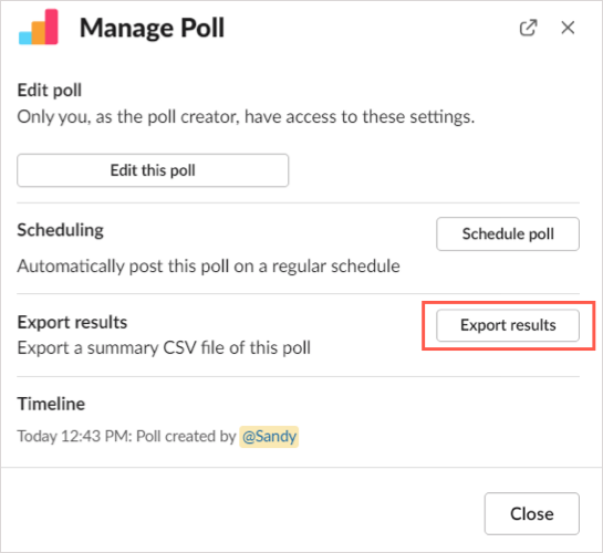 Slack에서 투표를 만들고 사용하는 방법