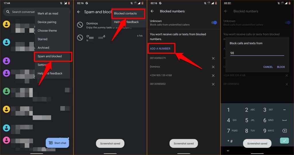 Cara Menyekat Teks pada Android