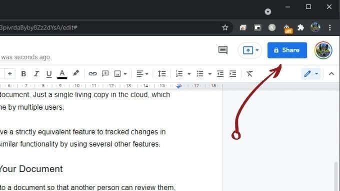 Comment suivre les modifications dans Google Docs